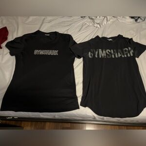 2 medium sized Gymshark shirts